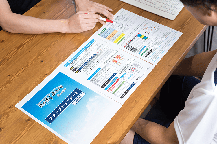 身体機能テスト＆プラン策定